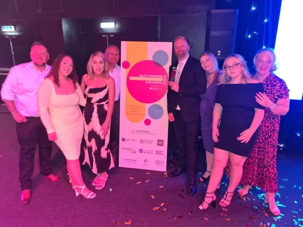OLS award win south yorkshire apprenticeship awards