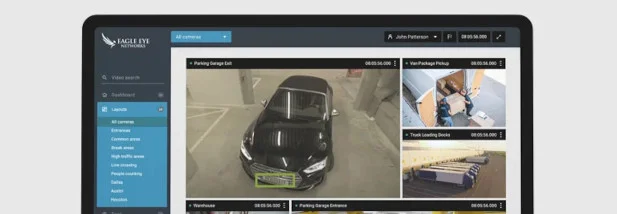 licence plate example of a cloud based cctv system
