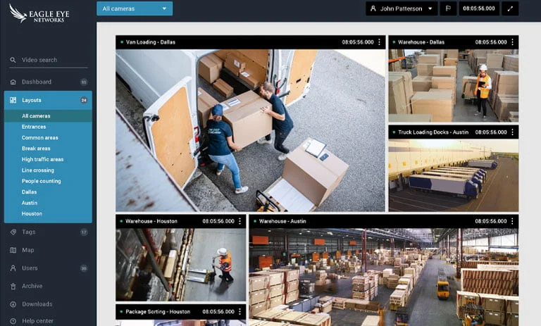 cloud cctv interface